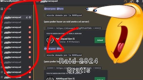 como raidear servers de discord