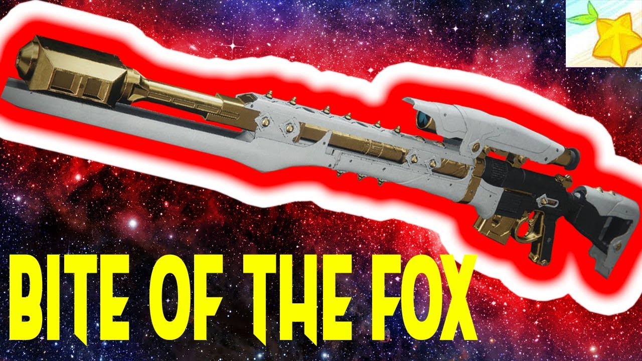 Could be a great sniper,  with a decent roll.....BITE OF THE FOX review-Destiny 2: forsaken