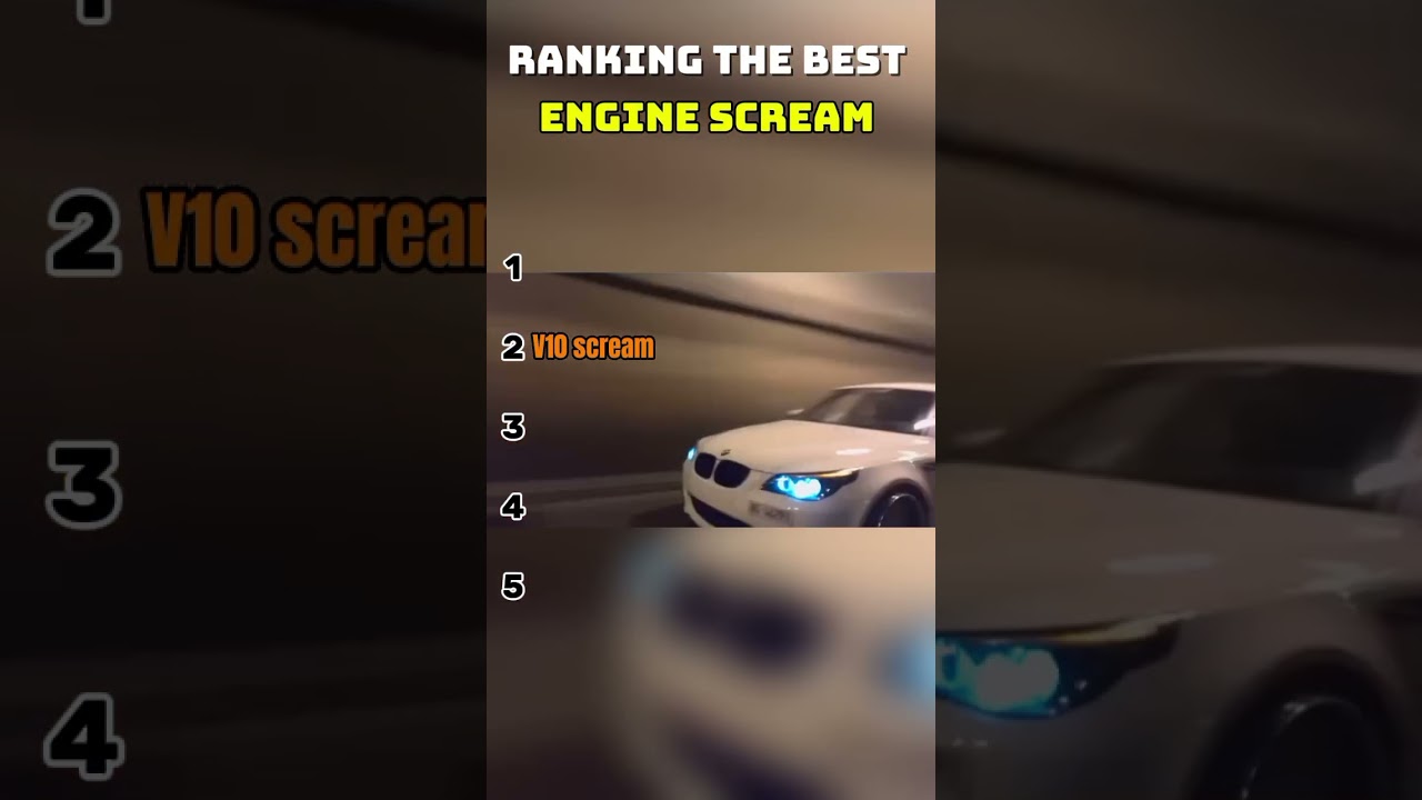 ⬆️Ranking the best engine scream🔊 