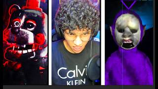 Jugando FNAF Coop, Slendytubbies 3 y Hollow Knight