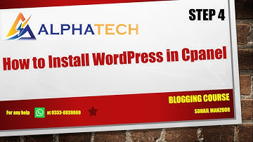 How to Install WordPress in cPanel l Step by Step Guide 2023 | Alpha Tech