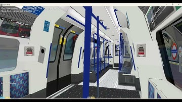 OpenBVE Northern line Stockwell to Clapham South