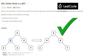 450. Delete Node in a BST