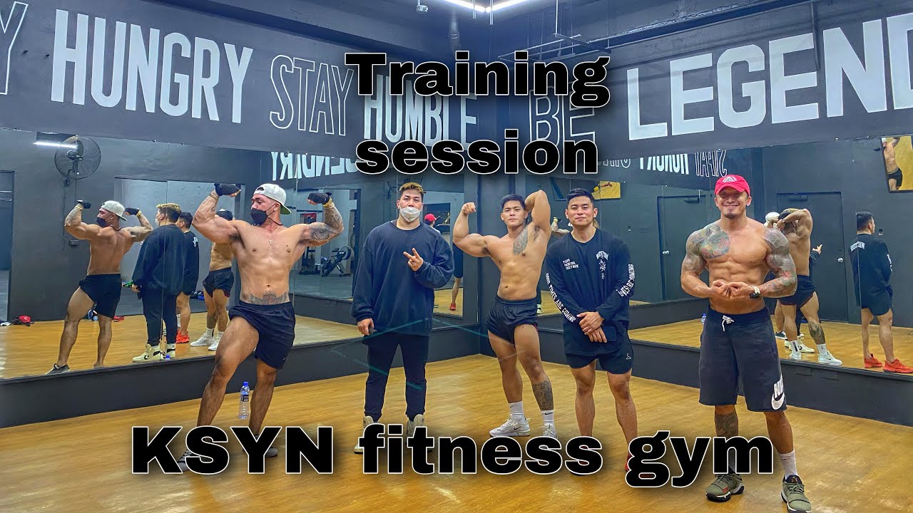 Training session at KSYN fitness gym/ Wil licudan 