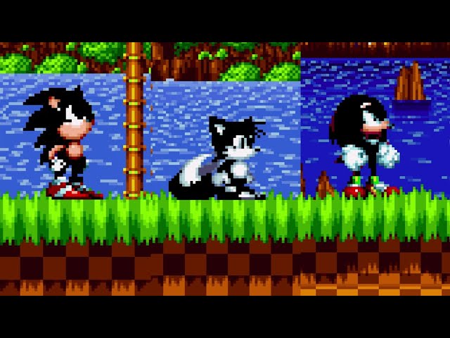 Sonic Mania Plus - Black Character Glitch & Knuckles : r/SonicTheHedgehog