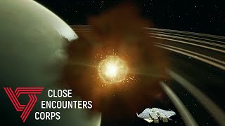 Elite: Dangerous | Leigong explosion from outside the cloud