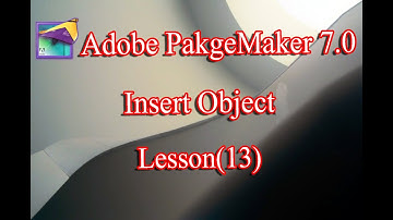 How To Use Insert Object In Adobe PageMaker 7.0 Lesson (13)|Burmese Tutorial