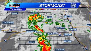 Storms across Nebraska late Friday into early Saturday - June 13, 2024