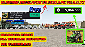 Download Farming Simulator 20 (MOD, Unlimited Money) 0.0.0.77 free on android