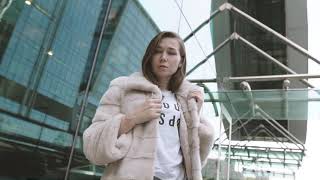 Норковая шуба "Каляев". Пастель
