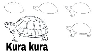 CARA MENGGAMBAR KURA KURA YANG BAGUS