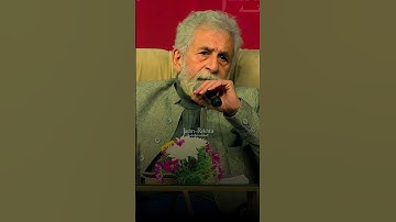 When my own children did not understand this… Naseeruddin Shah at #jashnerekhta #trendingonshorts