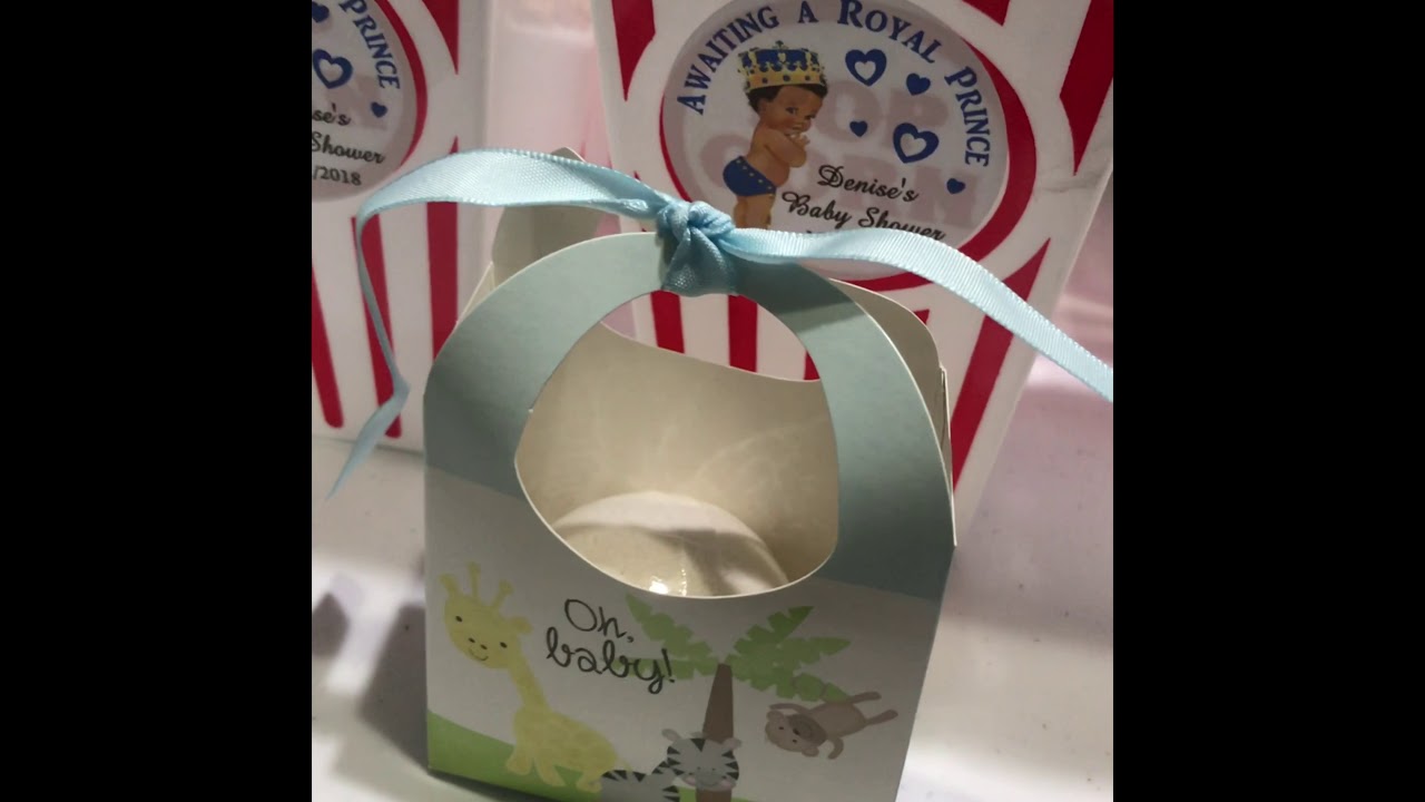 Popcorn Goody Bag Ready to Pop DIY Ideas Baby Shower Party Favor Thank You Going Away Gift for