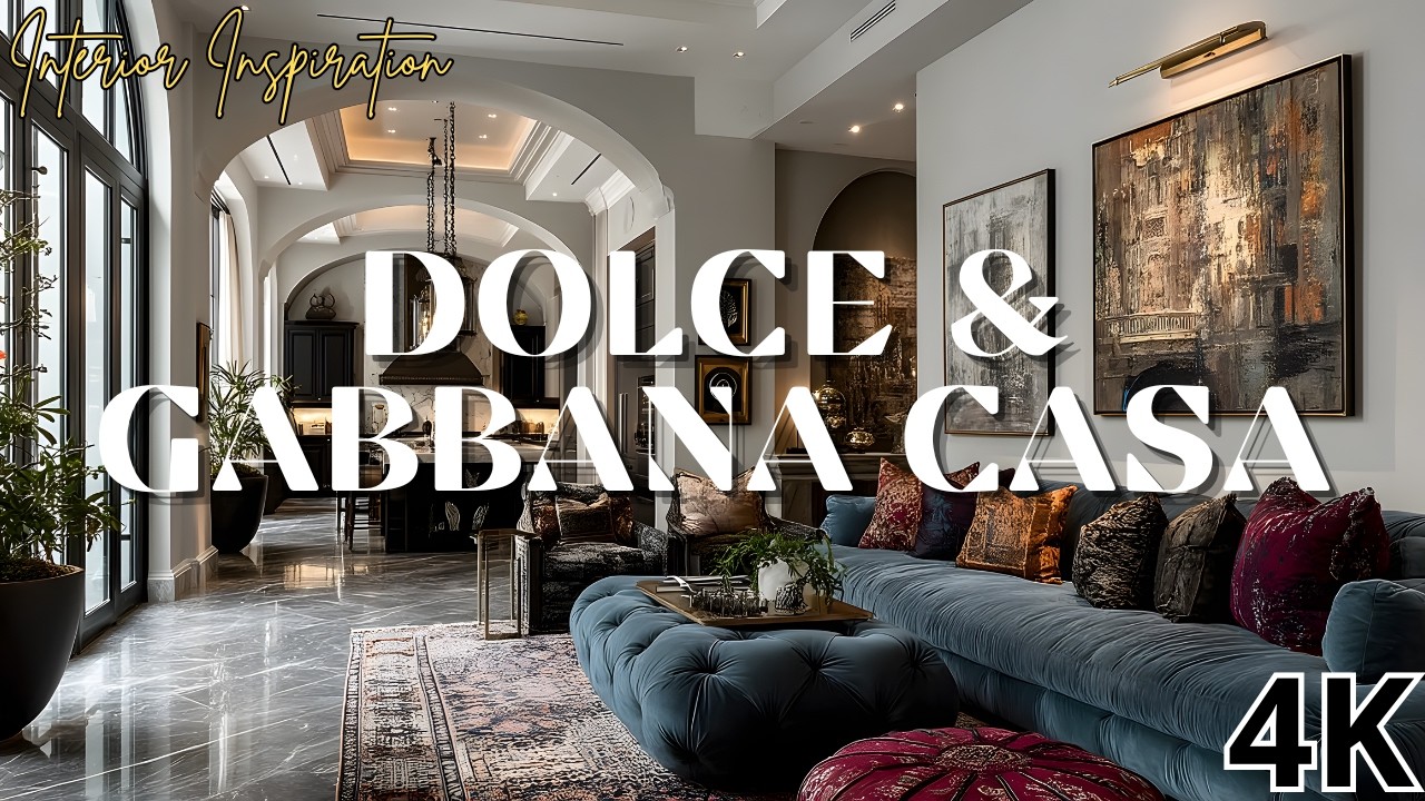 Dolce & Gabbana Casa Interior Inspiration: Bold Italian Baroque Interiors for Modern Living