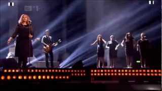 Adele performing Rolling In The Deep | BRIT Awards 2012