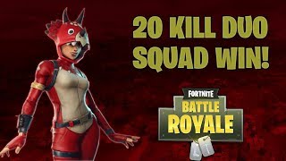 20 Kill Duo Squads Win! - Fortnite Battle Royale (INSANE KILLS!)