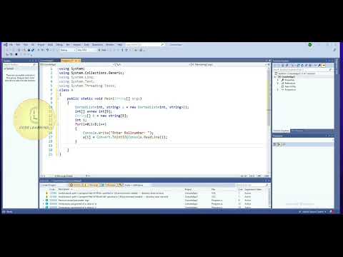 C# | SortedList 'user input' | CodeLearning