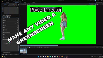 How To Make Any Video A Green Screen Video Cyber Link Power Director 365  TUTORIAL