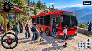 Mountain Bus Stop Driving | Passenger Pickup & Drop | Bus Simulator 2026 Android screenshot 1