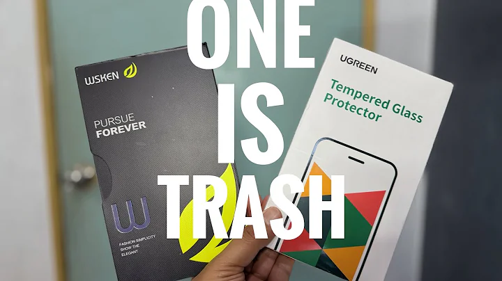 Iphone 17 Pro WSKEN vs UGREEN Tempered glass screen protector review