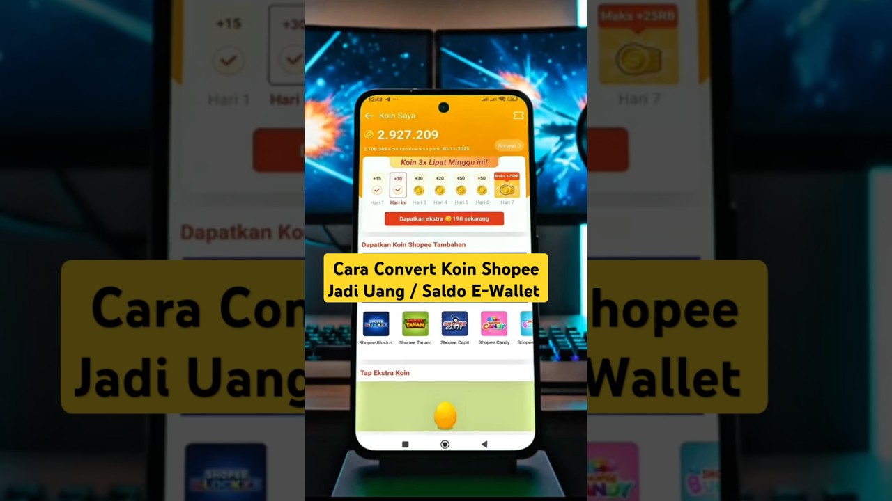 ✅ Cara Ubah Koin Shopee Jadi Saldo E-Wallet Terbaru (DANA, GOPAY, SHOPEEPAY, OVO) 