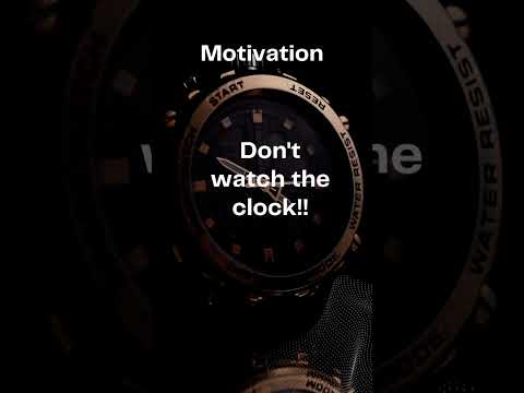 the clock is