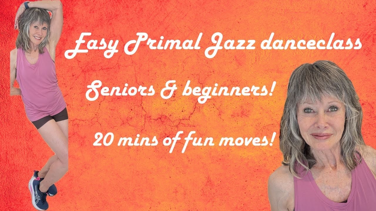 Легкая тренировка по танцам Primal Jazz для пожилых людей и начинающих | Веселое 20-минутное заня...