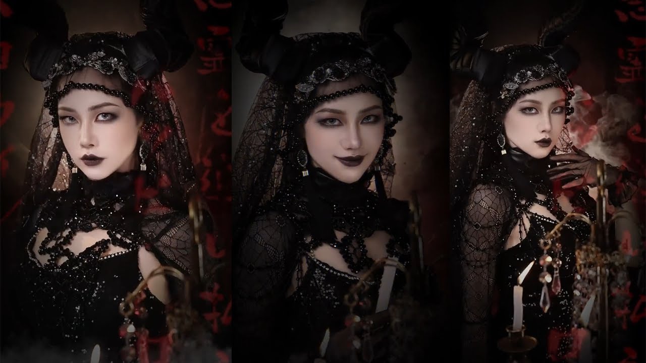 十二星座拟人回归，黑化的摩羯！ #摩羯座#拟人#是初九啊 #makeup