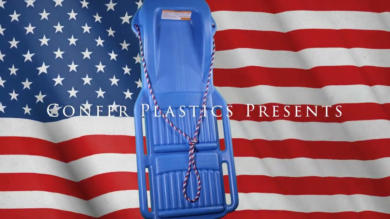 The Retro Racer Sled by Confer Plastics- Relive the Thrills!