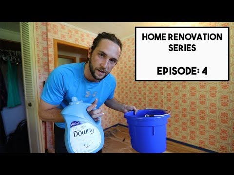 How To Remove Wallpaper From Dry Wall | Home Renovation Series