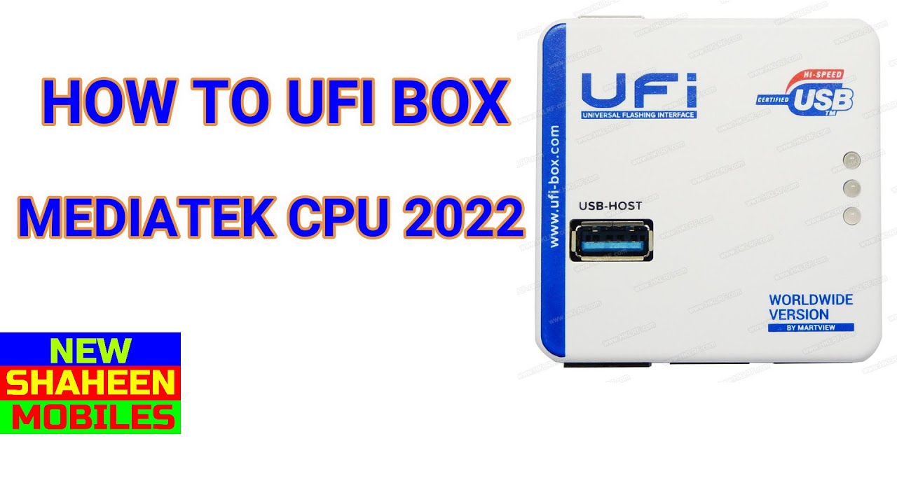 HOW TO UFI BOX MEDIATEK CPU 2022