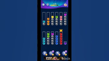 level 119 Ball sort game Beat it like a pro Mind Blowing actions 🩵💜🖤🤎♥️🟠🟢🟣