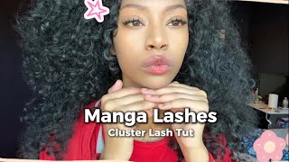 How I Do Manga Lashes (Cluster Lash Tutorial) | Beginner Friendly + Affordable