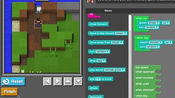 minecraft coding project by studio.code.org