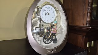 "Small World Wind Story 3" Magic Motion Musical Mantel Clock by Rhythm - 4RH716RH12