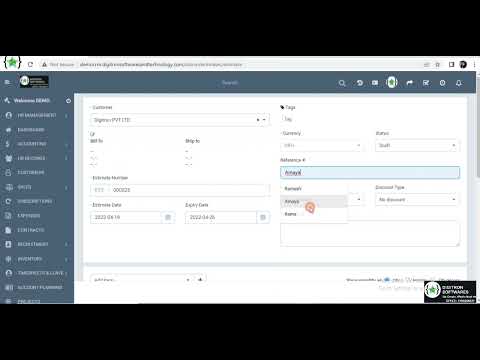 CRM Software - Estimates