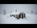 “❄️ Surviving -55°C in a Remote Off-Grid Cabin | Extreme Snow Survival Challenge”
