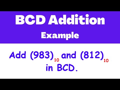 BCD Addition Example | Electrical Engineering