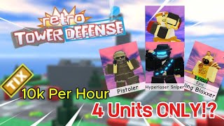 How to Grind 10k Tix Per HOUR in RTD with No Heroes and Only 4 Units! (Raving Raceway)