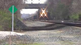 CSX Empty Coal Train E731 at St Denis, MD 03/27/20