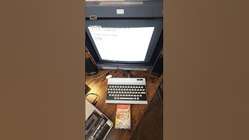 Playing Xenon 1 on Oric-1, 1983 #shorts #retrogaming