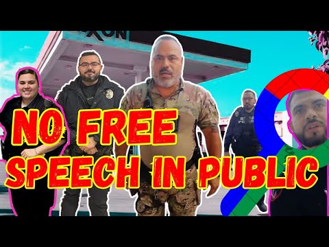 ALL Rookie Cops Say That Free Speech Is Only Allowed In Private Places