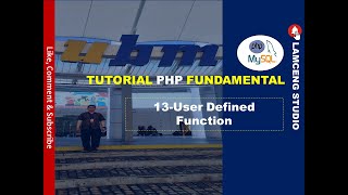 13- TUTORIAL PHP DASAR (USER DEFINED FUNCTION)