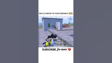 DBS Is Unfair to Your Enemies 😂🔥#shorts #youtubeshorts #bgmi #pubg