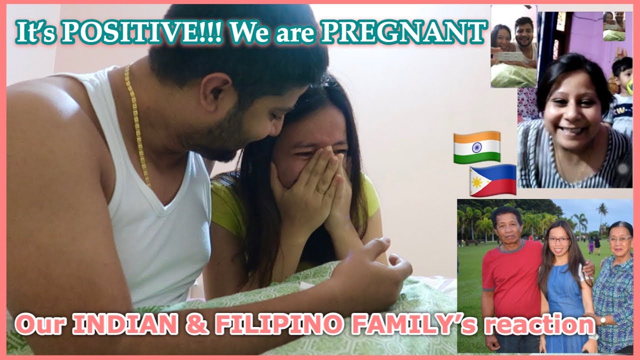 ЭТО ПОЗИТИВНО! 👶 🍼 СООБЩАЕМ СЕМЬЕ, ЧТО МЫ БЕРЕМЕННЫ 🤰 | Филиппино-индийская пара 🇮🇳🇵🇭