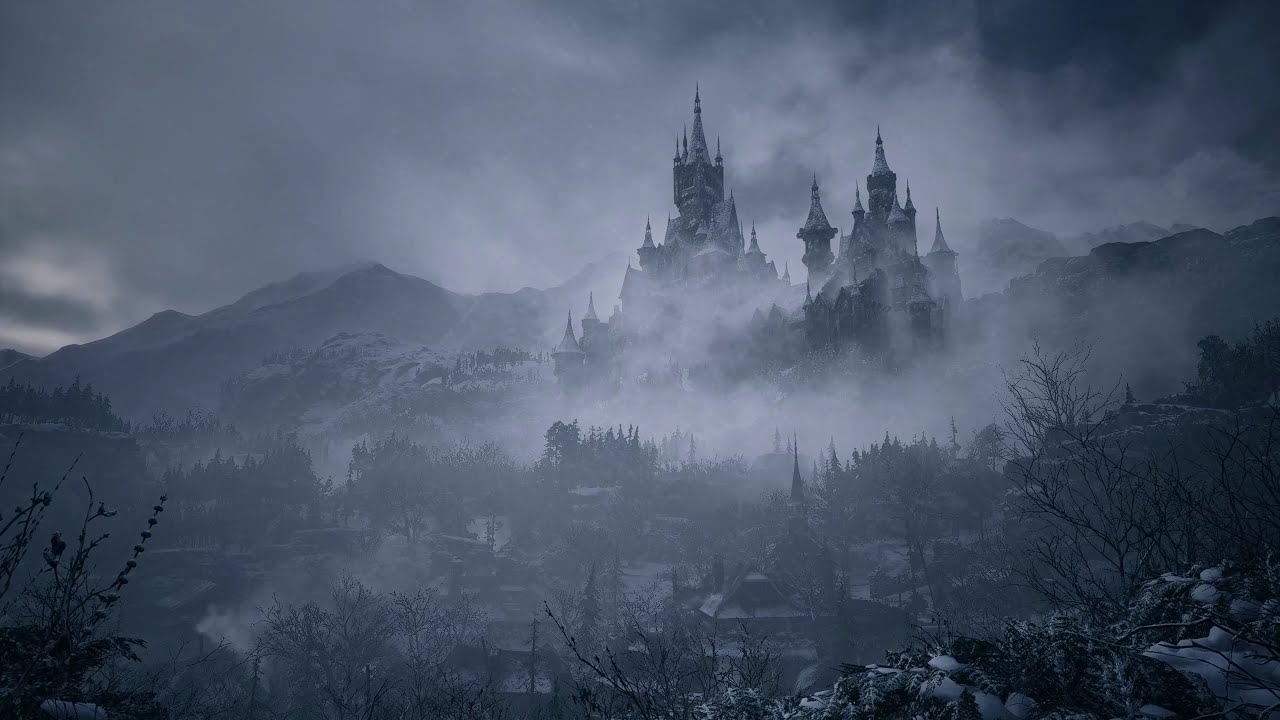 Resident Evil Village │ ASMR / Sleep Aid │ Village overlook ambience