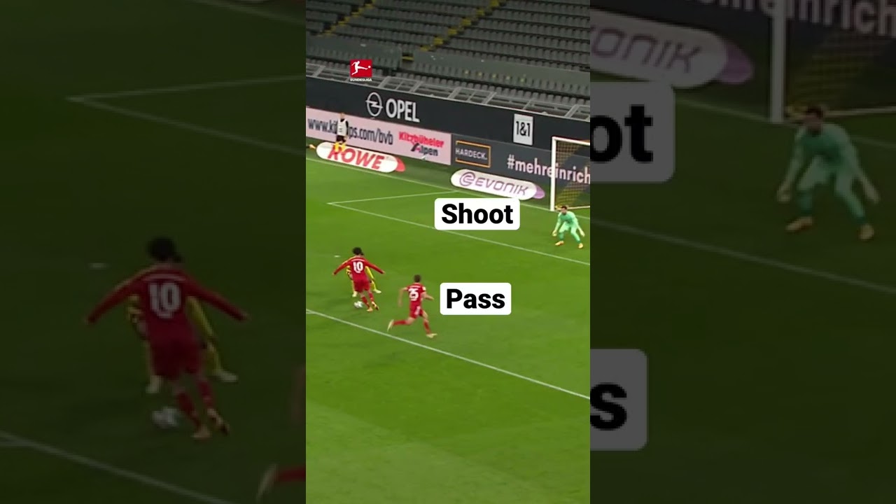 Leroy Sané: Pass ➡️ or Shoot 🚀 ?