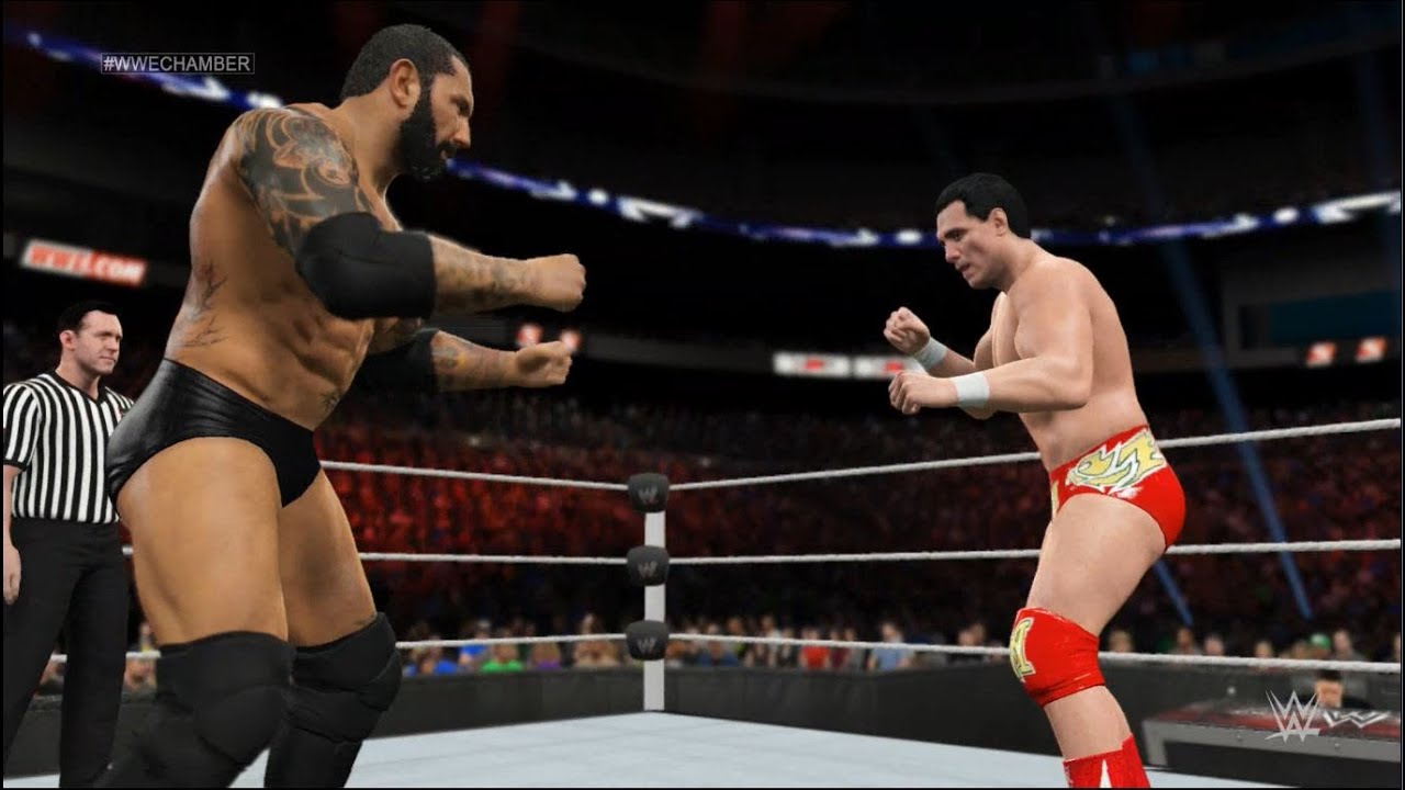 WWE 2K15 - Batista vs. Alberto Del Rio - Elimination Chamber (2014)