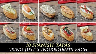 10 Incredible 3INGREDIENT Spanish TAPAS