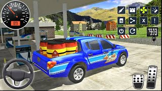 Offroad Pickup Truck Cargo Sim | Official Pickup Truck Blue Cargo Hard To Drive In Offroad - Extreme screenshot 5